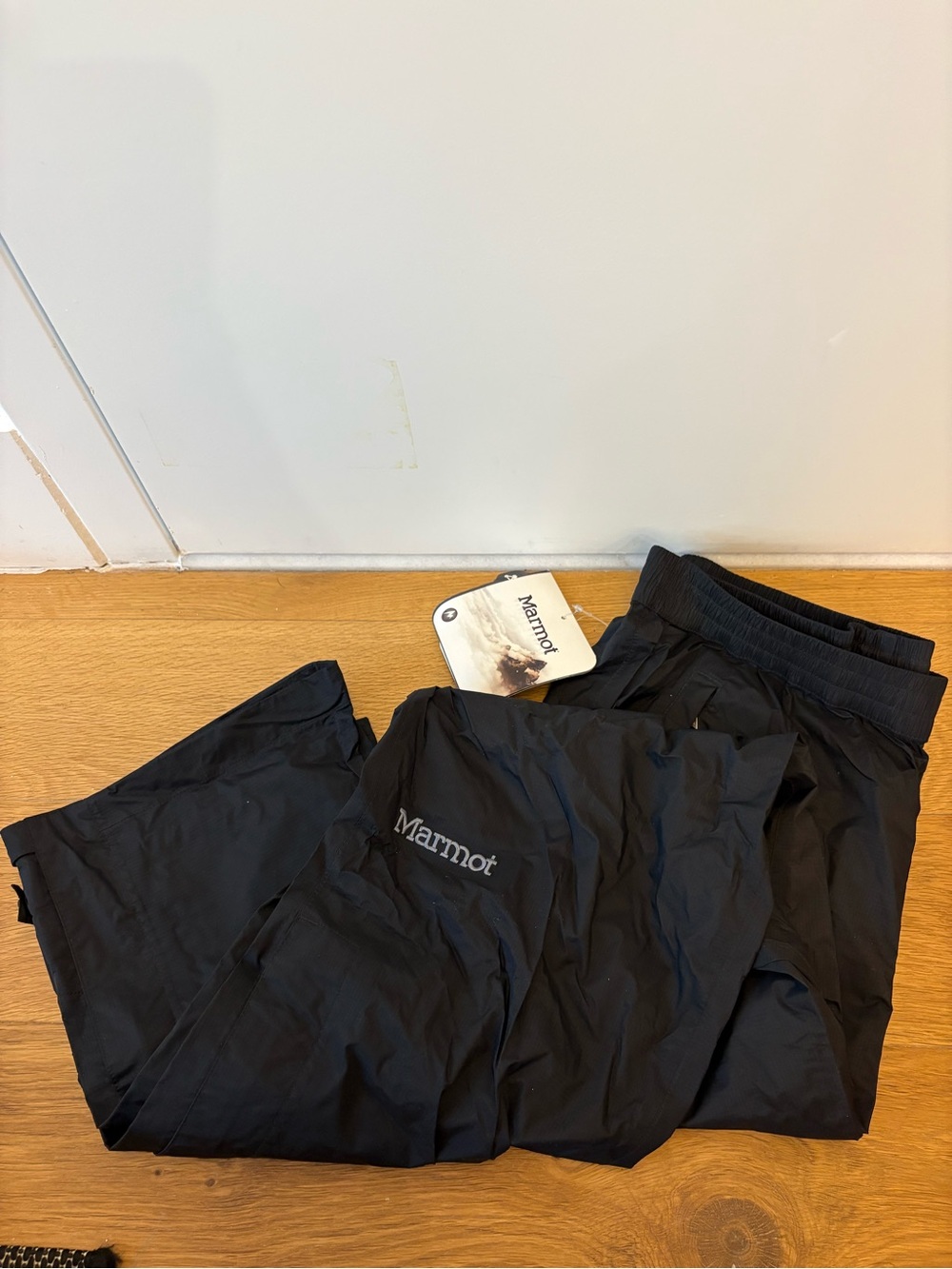 Marmot Kids Black Rain Joggers